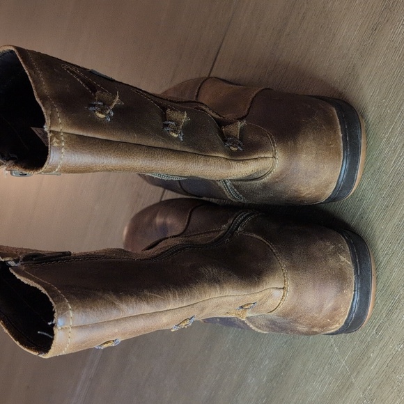 Merrell Ashland Vee Leather Suede Waterproof Mid Calf Boots Tan Women’s 10 - Picture 10 of 12